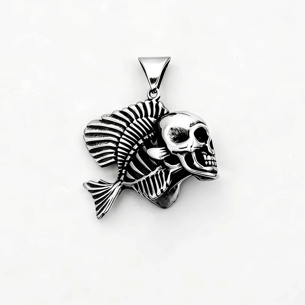 Vintage Skull Stainless Steel Men's Ring