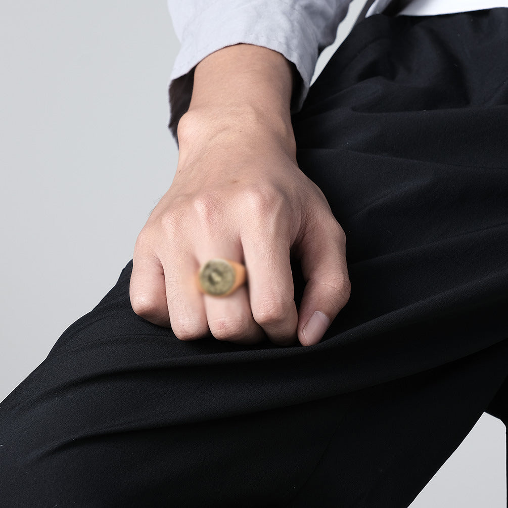 Stylish Titanium Steel Men's and Women's Rings Wholesale