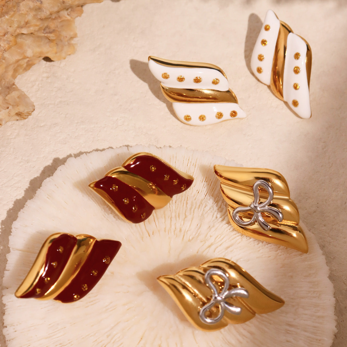 Planderful Geometric Color Matching Drip Earrings For Women