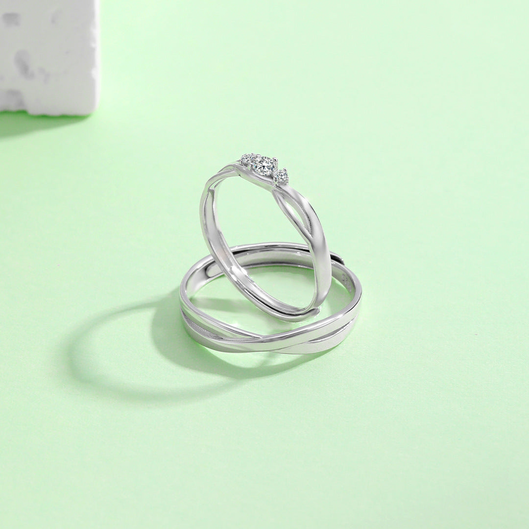 Planderful Everyday Genie – Elegant Light Luxury Couple Ring