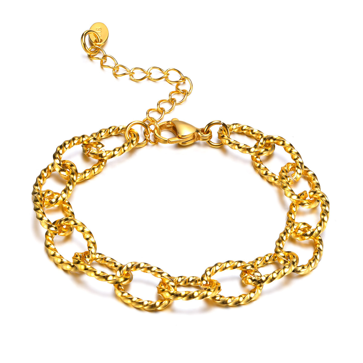 Braided Stainless Steel Bracelet Unisex