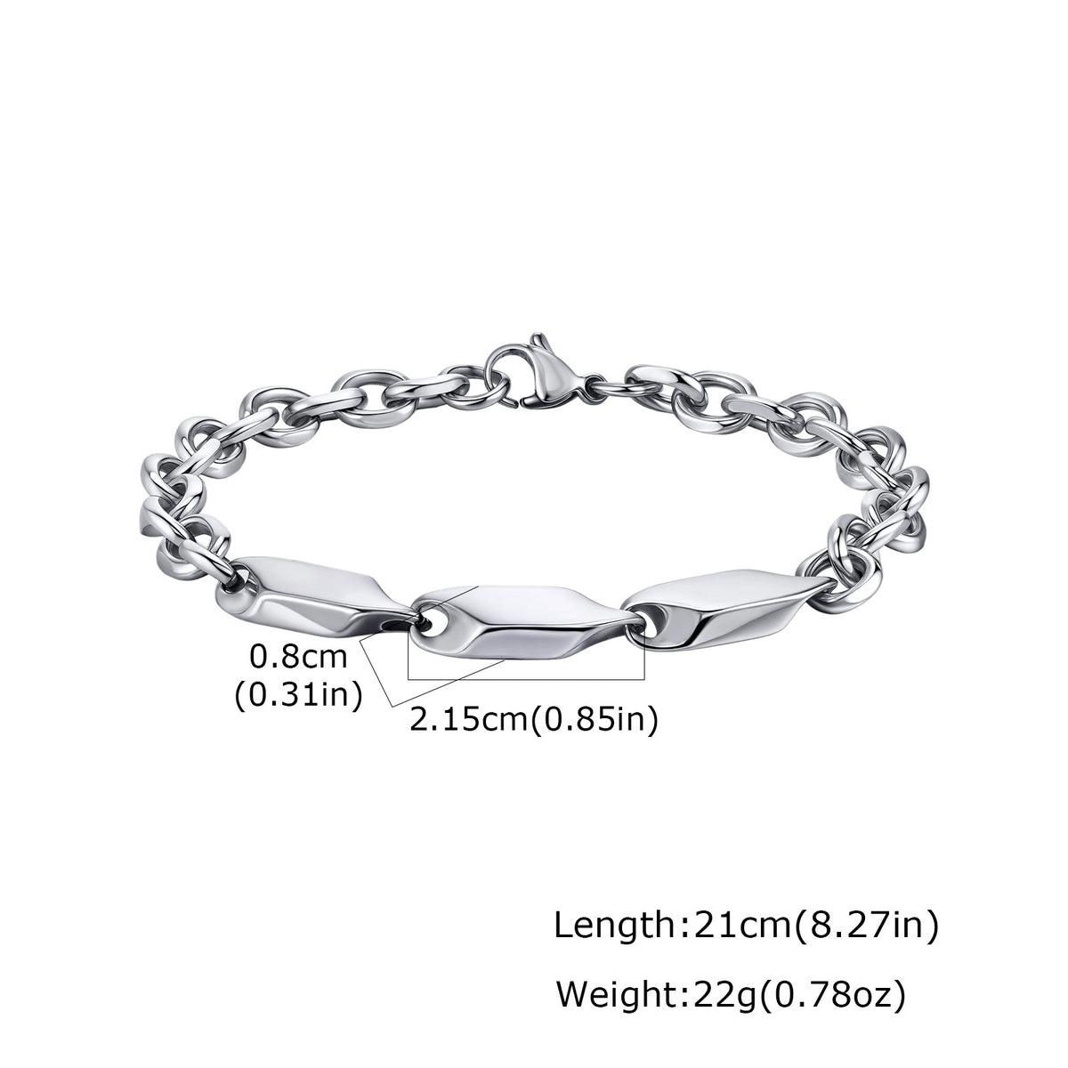 Braided Stainless Steel Bracelet