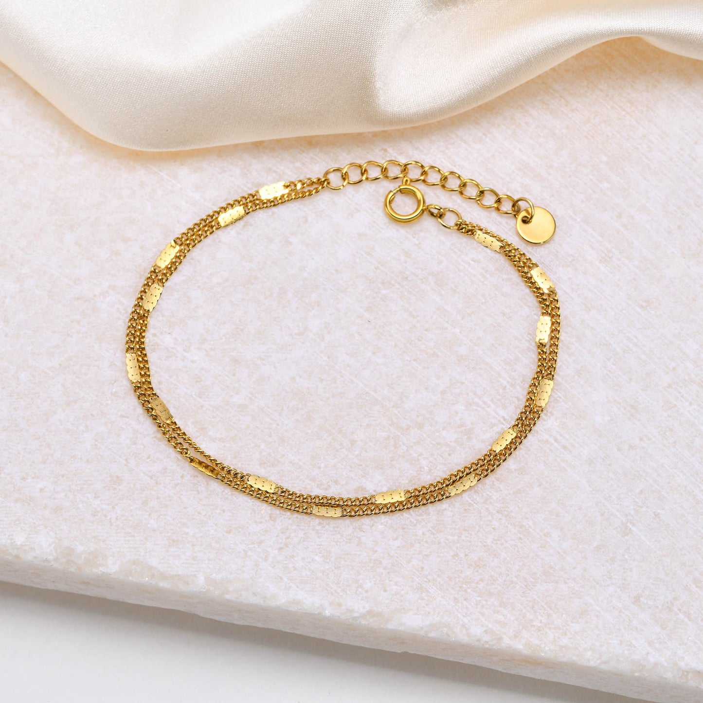 Stainless Steel Ladies Fashion Versatile Jewelry Wholesale Gold