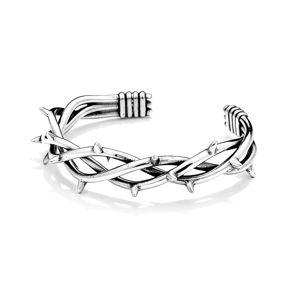 Gothic Crown Stainless Steel Men's Bracelet