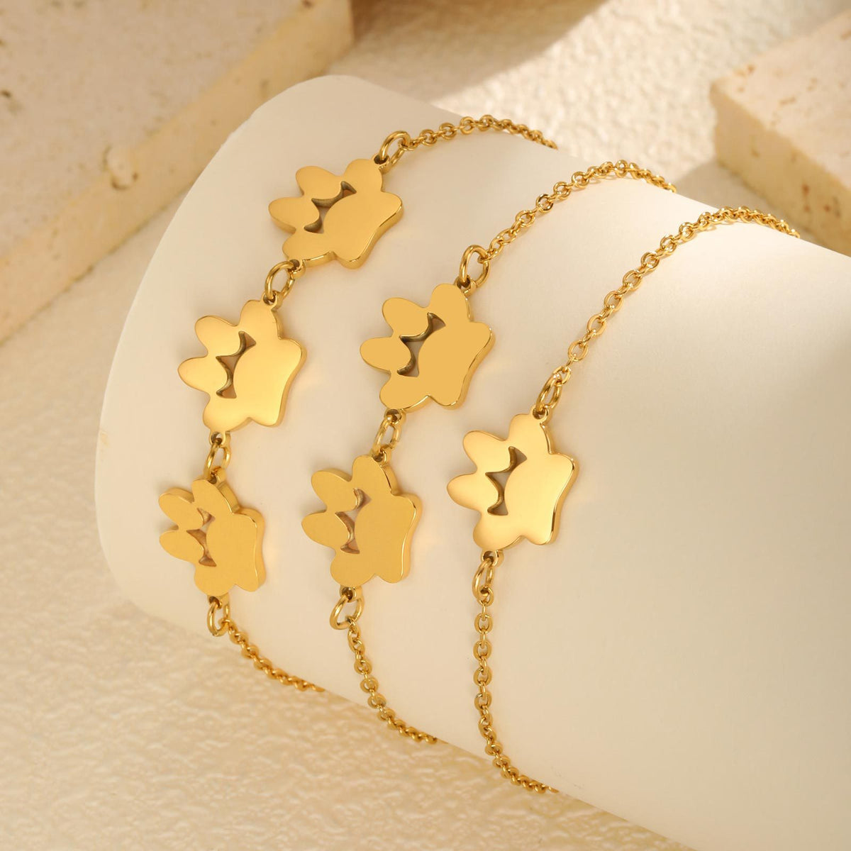 Gold-Plated Stainless Steel Bracelet
