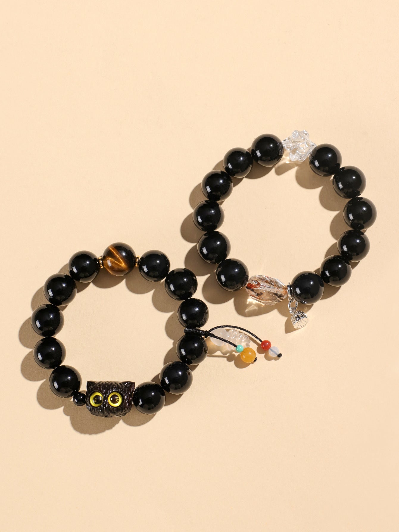 Planderful Fortune's Favor Bracelet – Personalized Obsidian Design