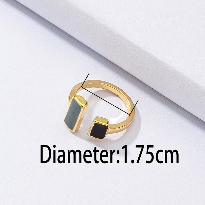 European and American Trendy Accessories Bundle: Color Changing Snake Ring, Cross-Border Fashion Trade, Personalized Opening Ring