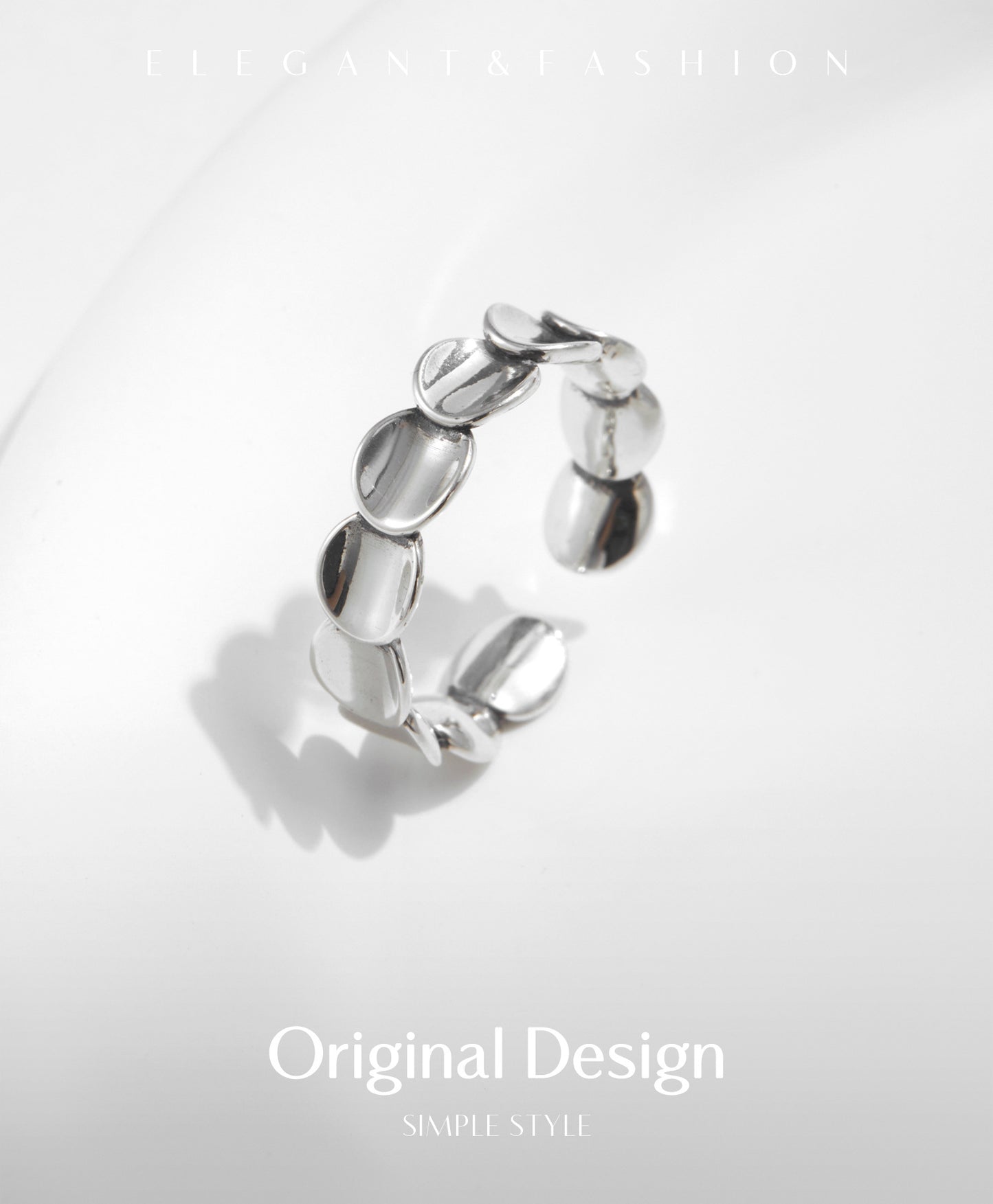 Planderful Everyday Genie Ring – Unique Irregular Fish Scale Design