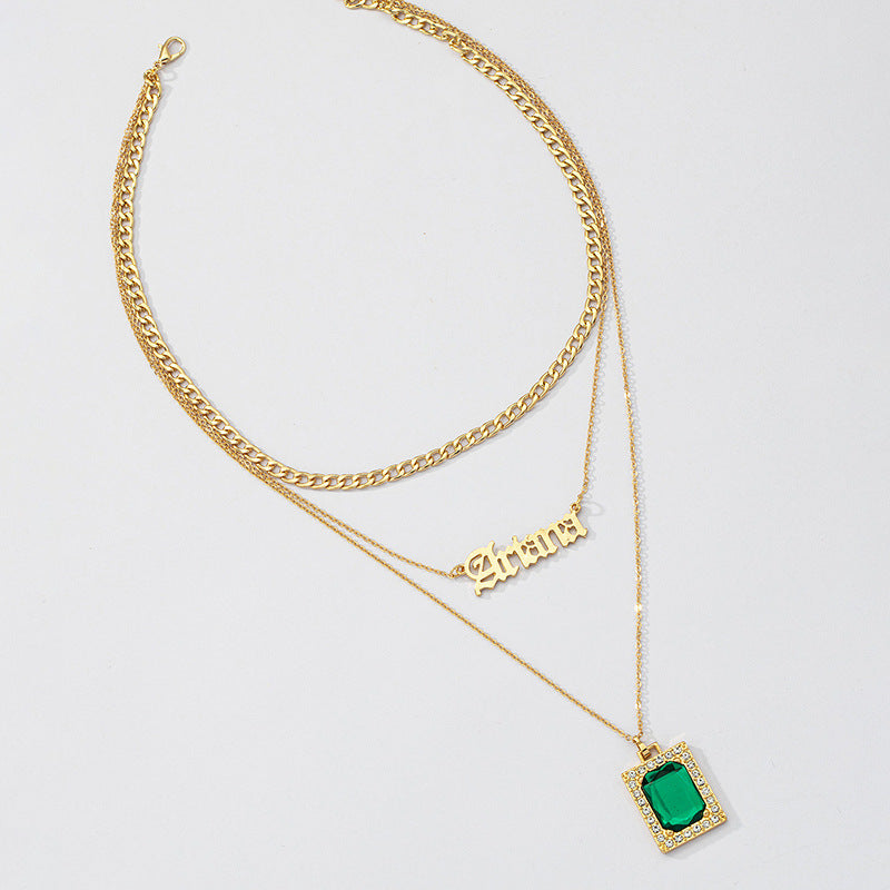 Trendy Ariana Triple-Layer Necklace - Vienna Verve Collection