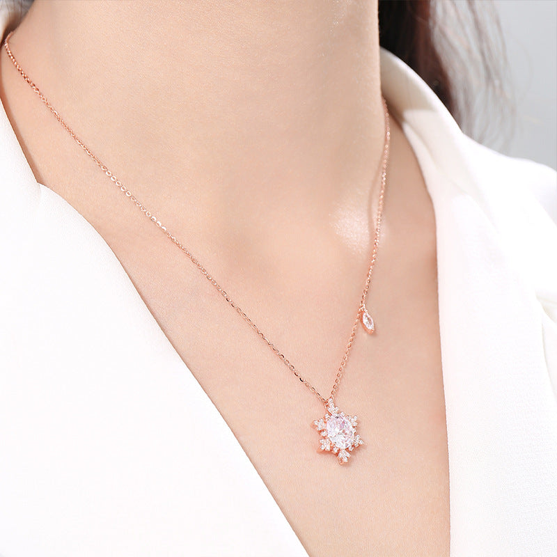 Aurora First 925 Sterling Silver Women's Pendant Necklace