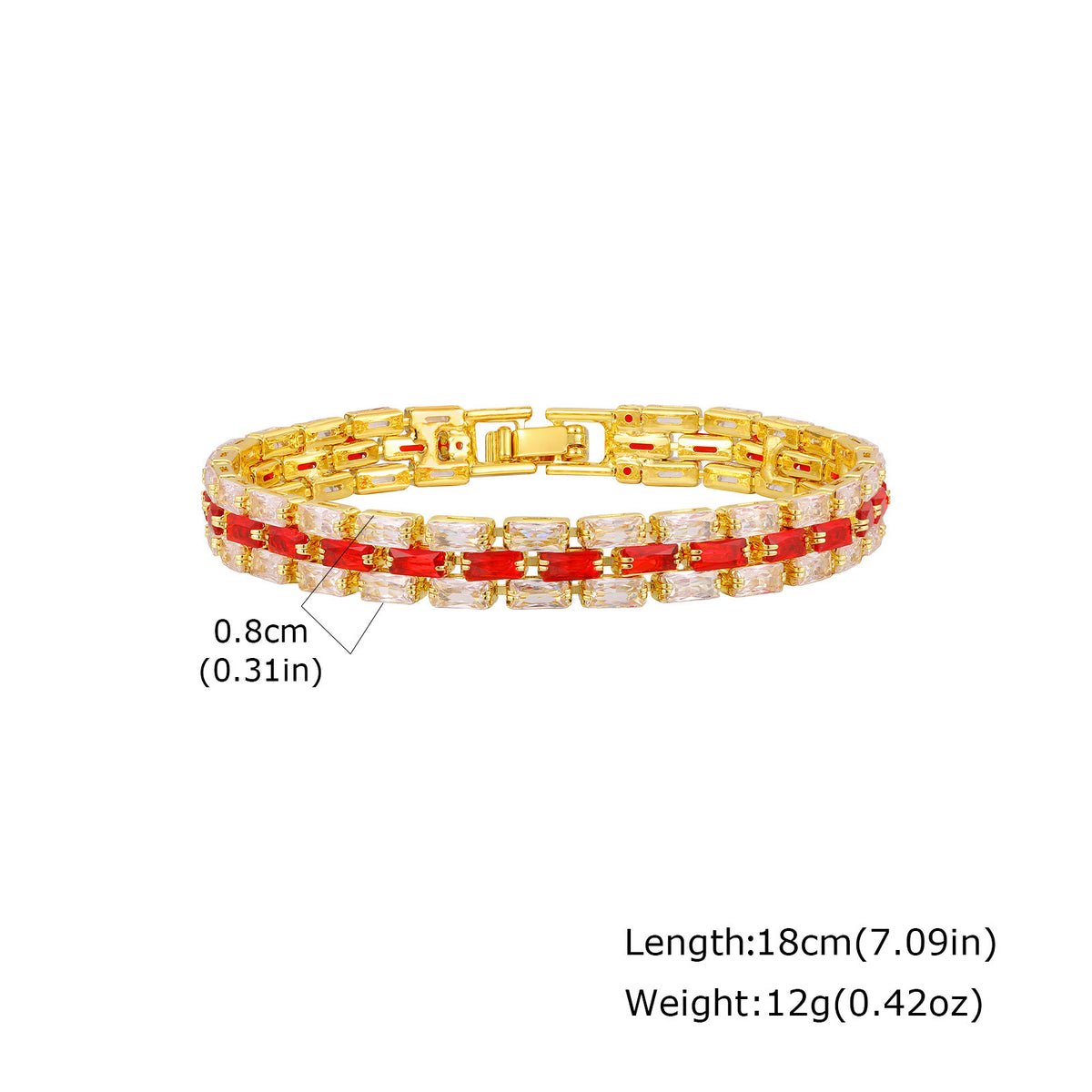 Zircon Copper Bracelet