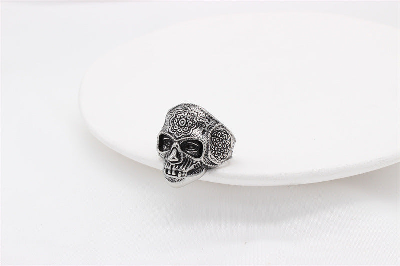 Titanium Steel Skull Ring