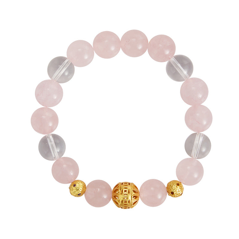 Summer New Natural Powder Crystal Bracelet for Girlfriend