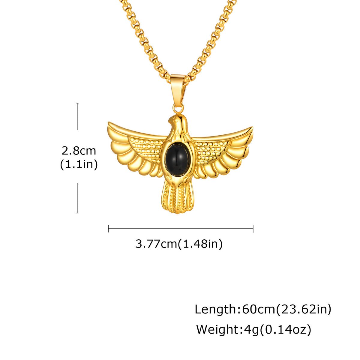 Angel Wings Vintage Stainless Steel Pendant