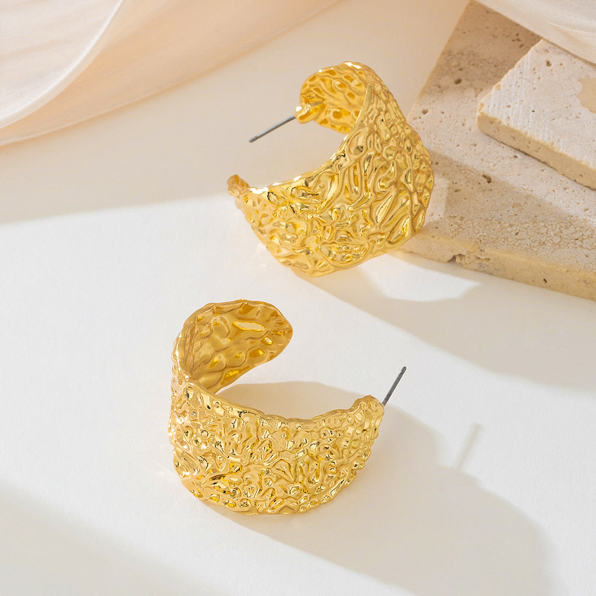 Planderful Vienna Verve Earrings – Exaggerated Heavy Metal Design