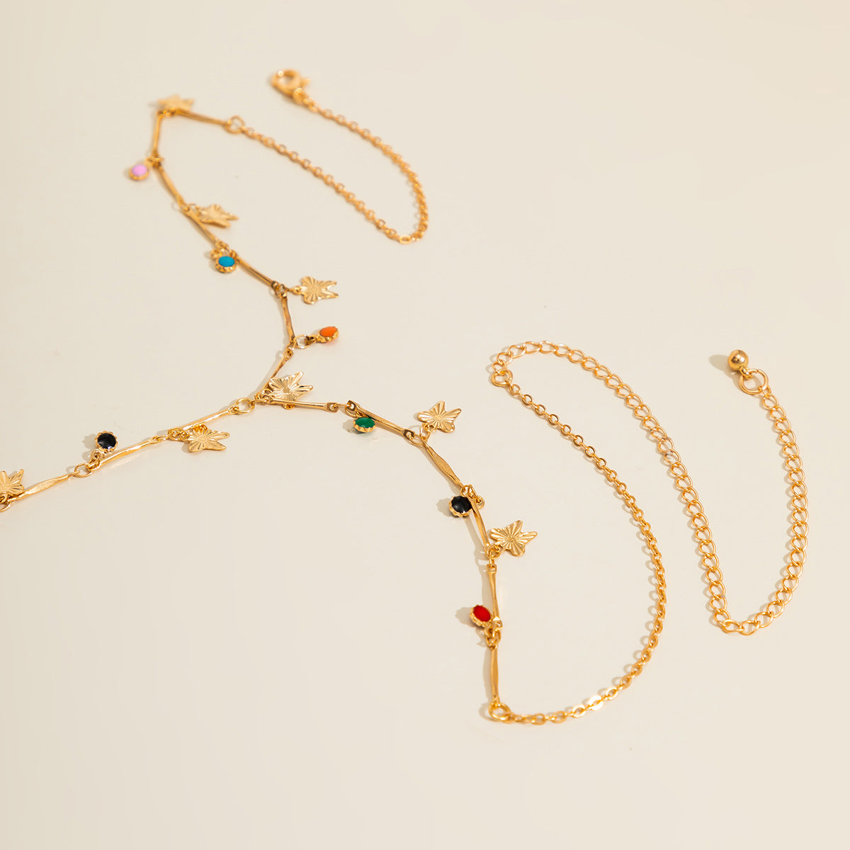 Alluring Vienna Verve Female Jewelry Set for Neck, Waist, and Body