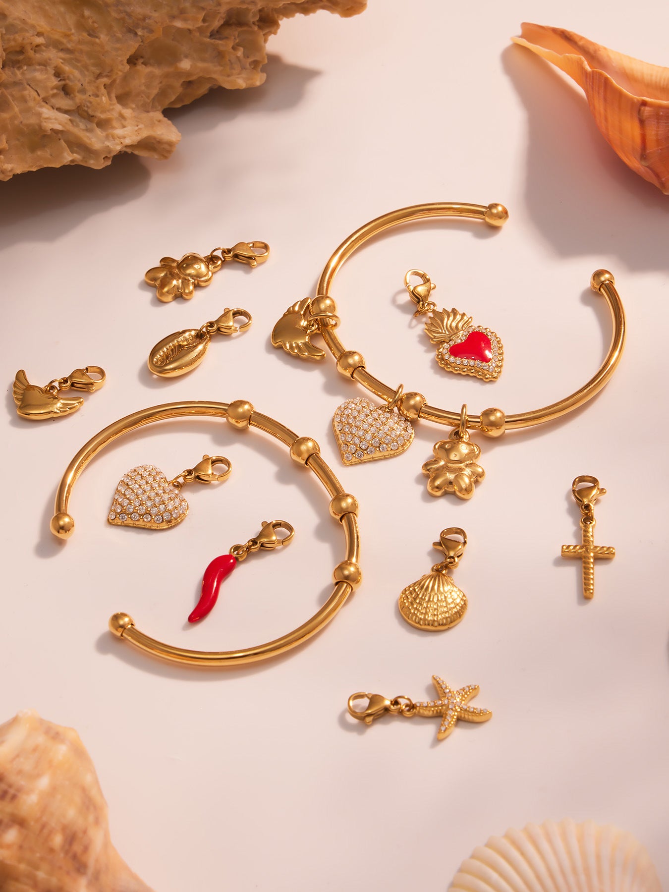 Planderful Handmade Geometric Opening Bracelet For Women