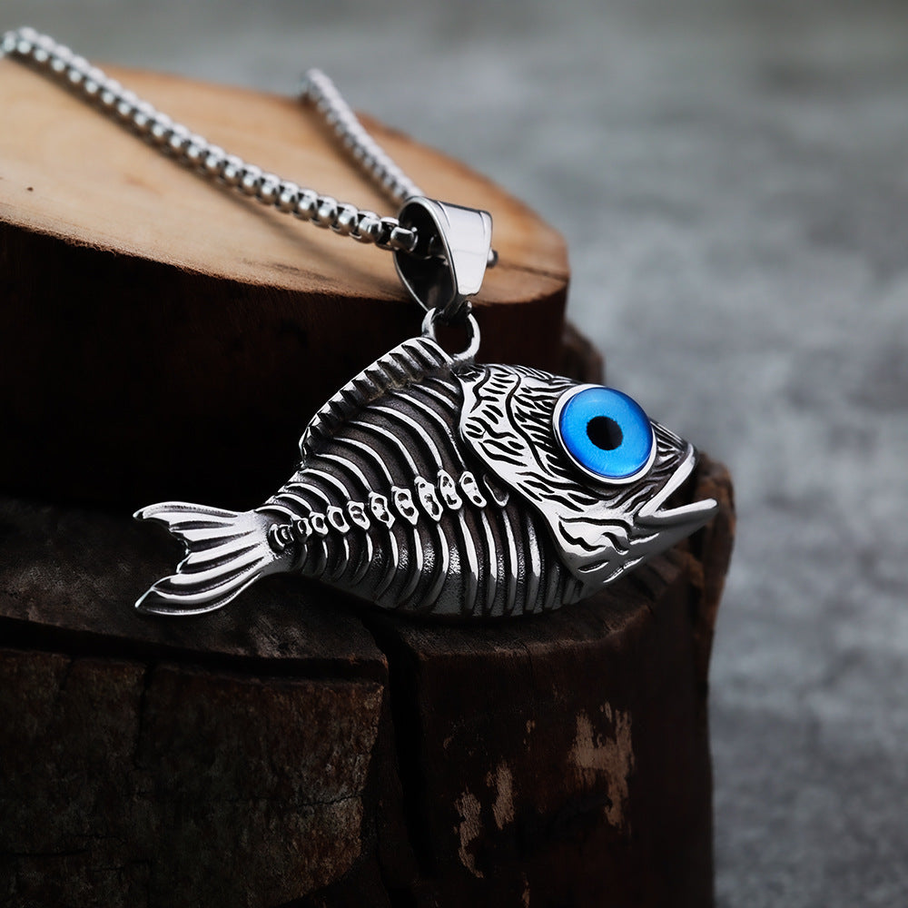 Fashion Wear Personalized Sweater Chain Necklace Pendant Jewelry Light Luxury for Men