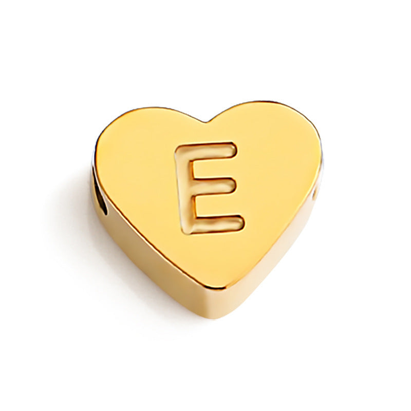 Planderful Jewelry Custom Name Necklace Stainless Steel 3D Love Design For Collarbone Chain