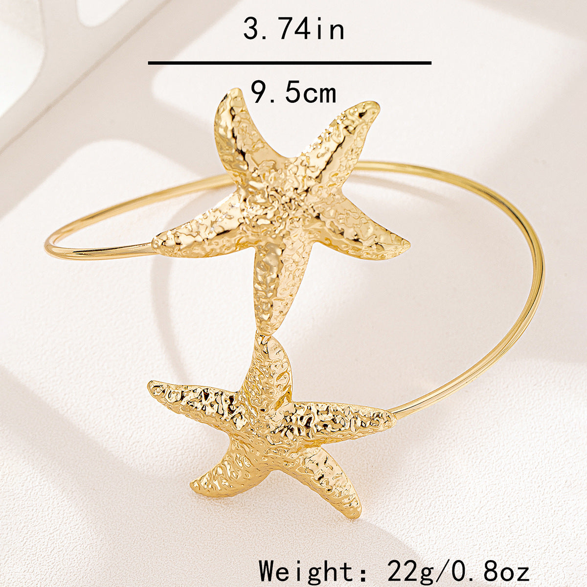 Planderful Vienna Verve Bracelet – Fashionable Three-Dimensional Starfish Design