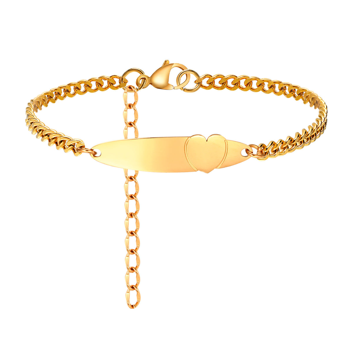 Heart Stainless Steel Bracelet for Women