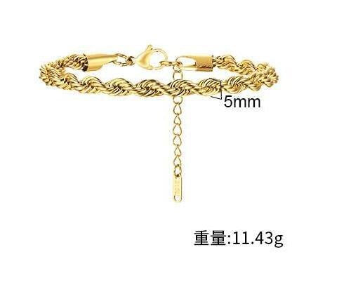 Braided Stainless Steel Bracelet