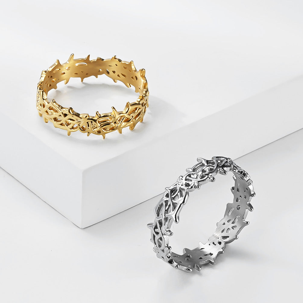 Modern Stainless Steel Ring — Gold / Silver