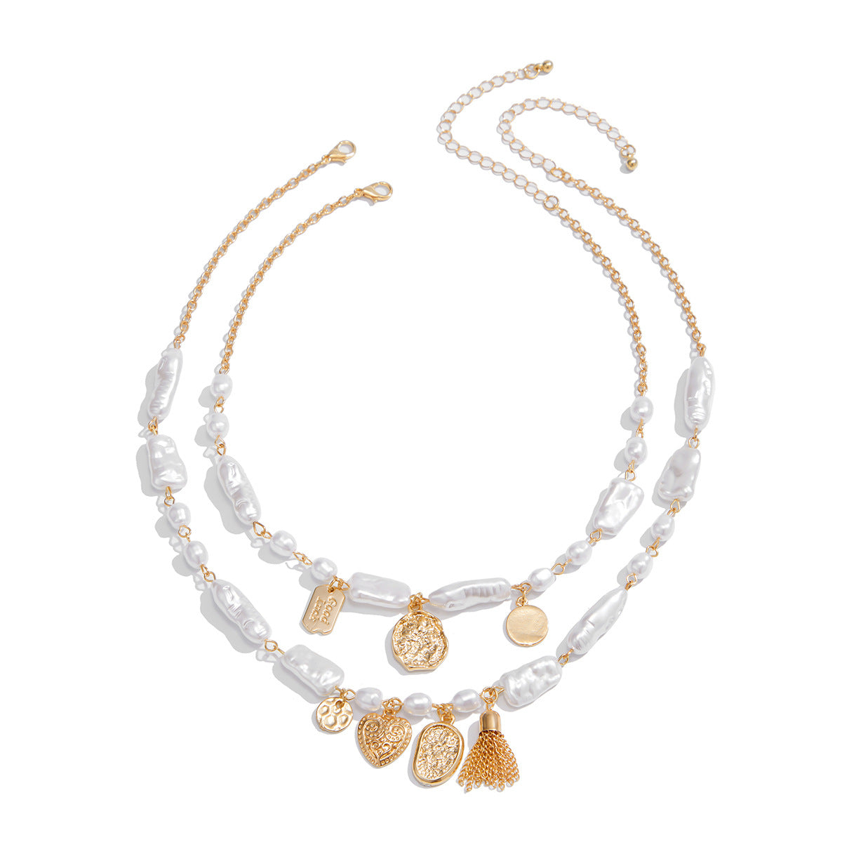 Planderful Vienna Verve Necklace – Elegant Baroque Heart-Shaped Design