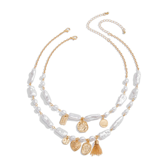 Planderful Vienna Verve Necklace – Elegant Baroque Heart-Shaped Design