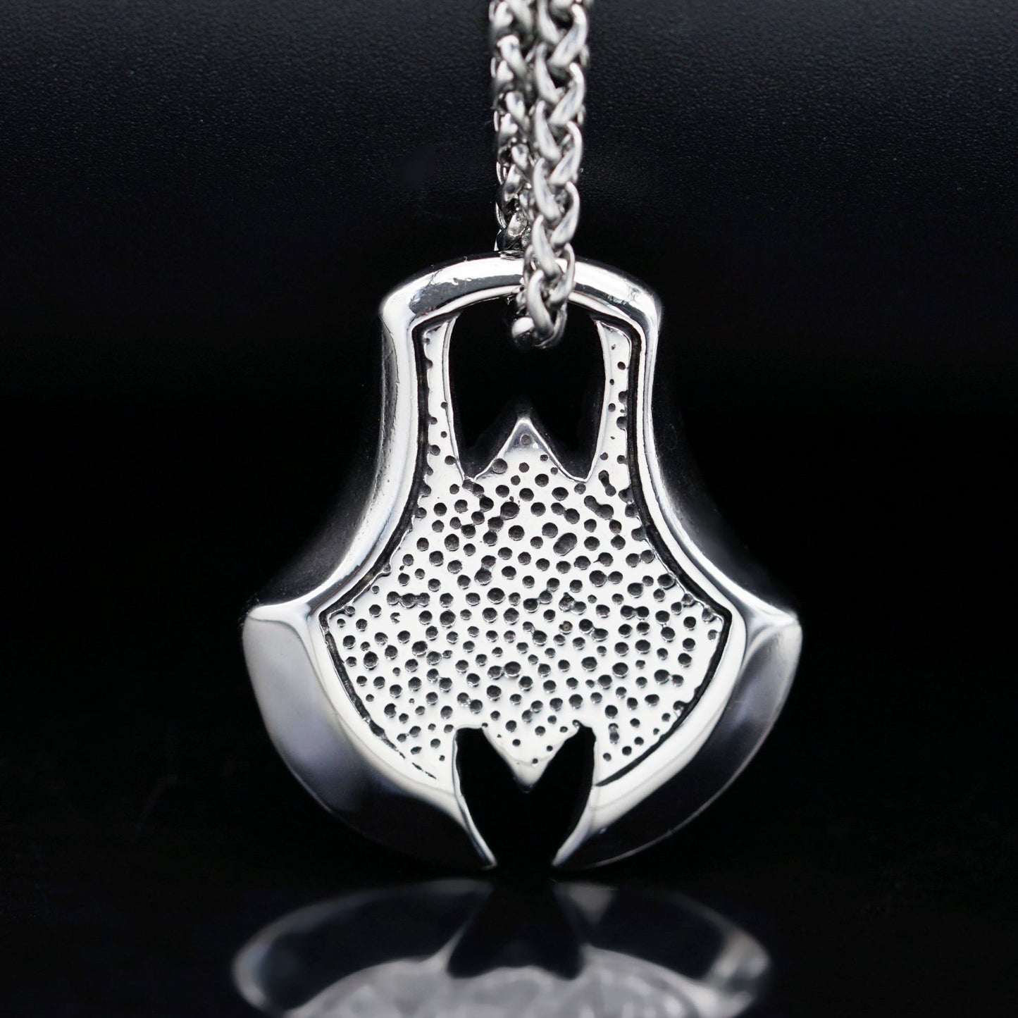 Steel Necklace – Vintage Devil's Eye Pendant