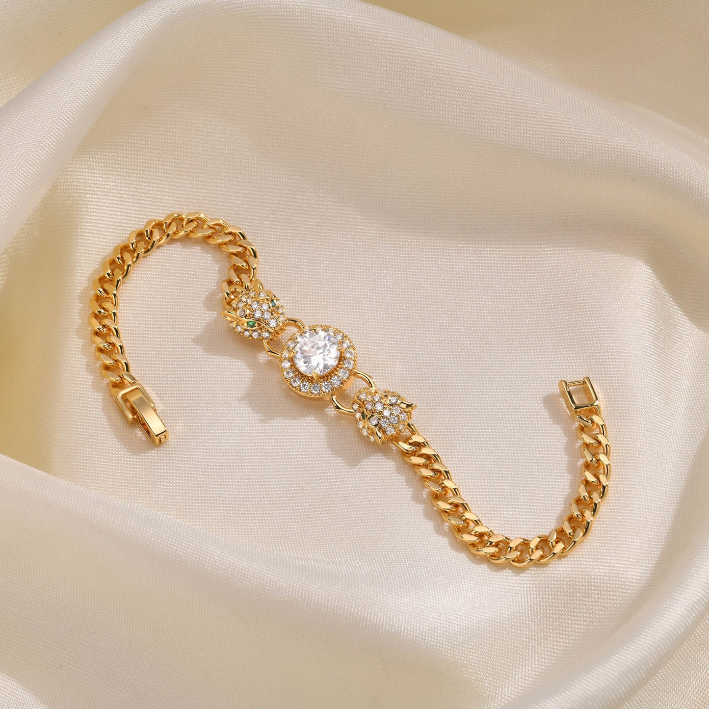 Copper Bracelet Square Heart Four-Leaf Clover Jewelry Wholesale