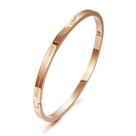 Planderful Jewelry Titanium Steel Bracelet With Zircon Inlays Everyday Genie Collection