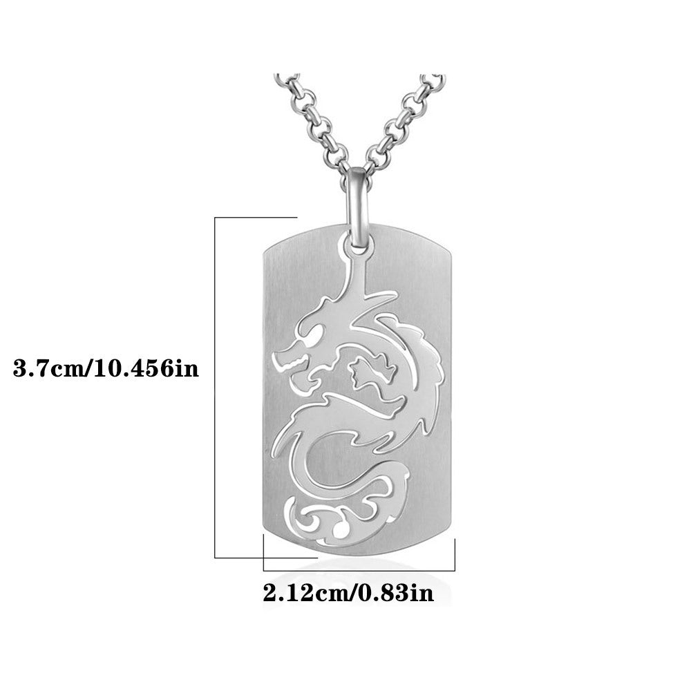 Europe – America – Titanium Steel Non-Fading Pendant Necklace