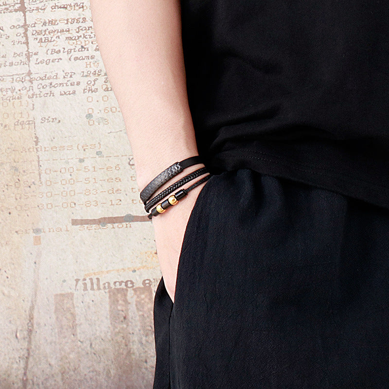 Planderful Stainless Steel Personalized Bracelets For Men