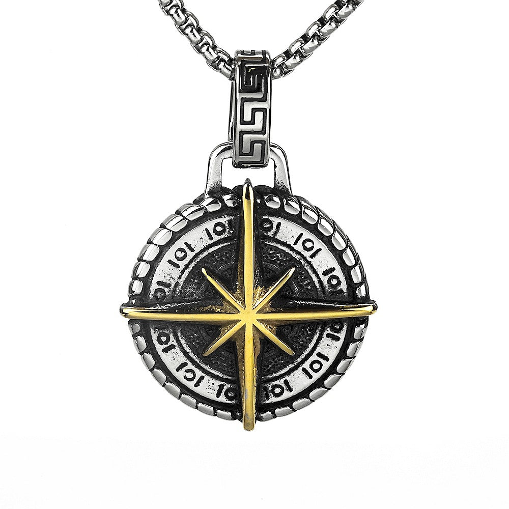 European And American Stainless Steel Men's Pendant Necklace