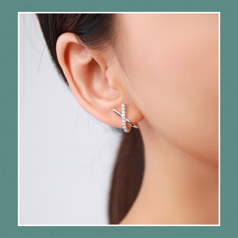 Everyday Genie Sterling Silver Zircon Earrings