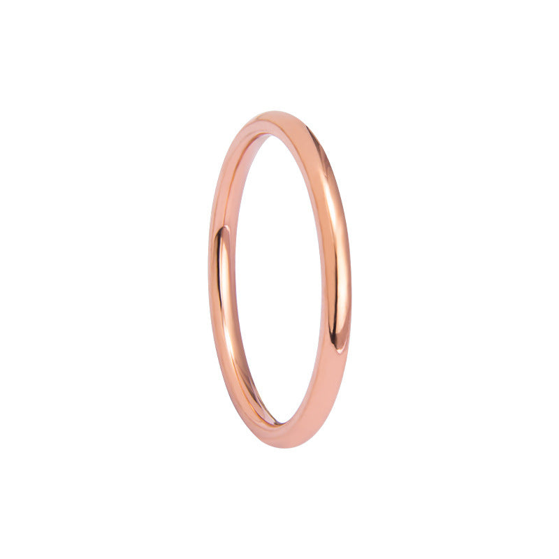 Planderful Everyday Genie Womens Fingertip Ring 2mm Steel Minimalist Durable Gift
