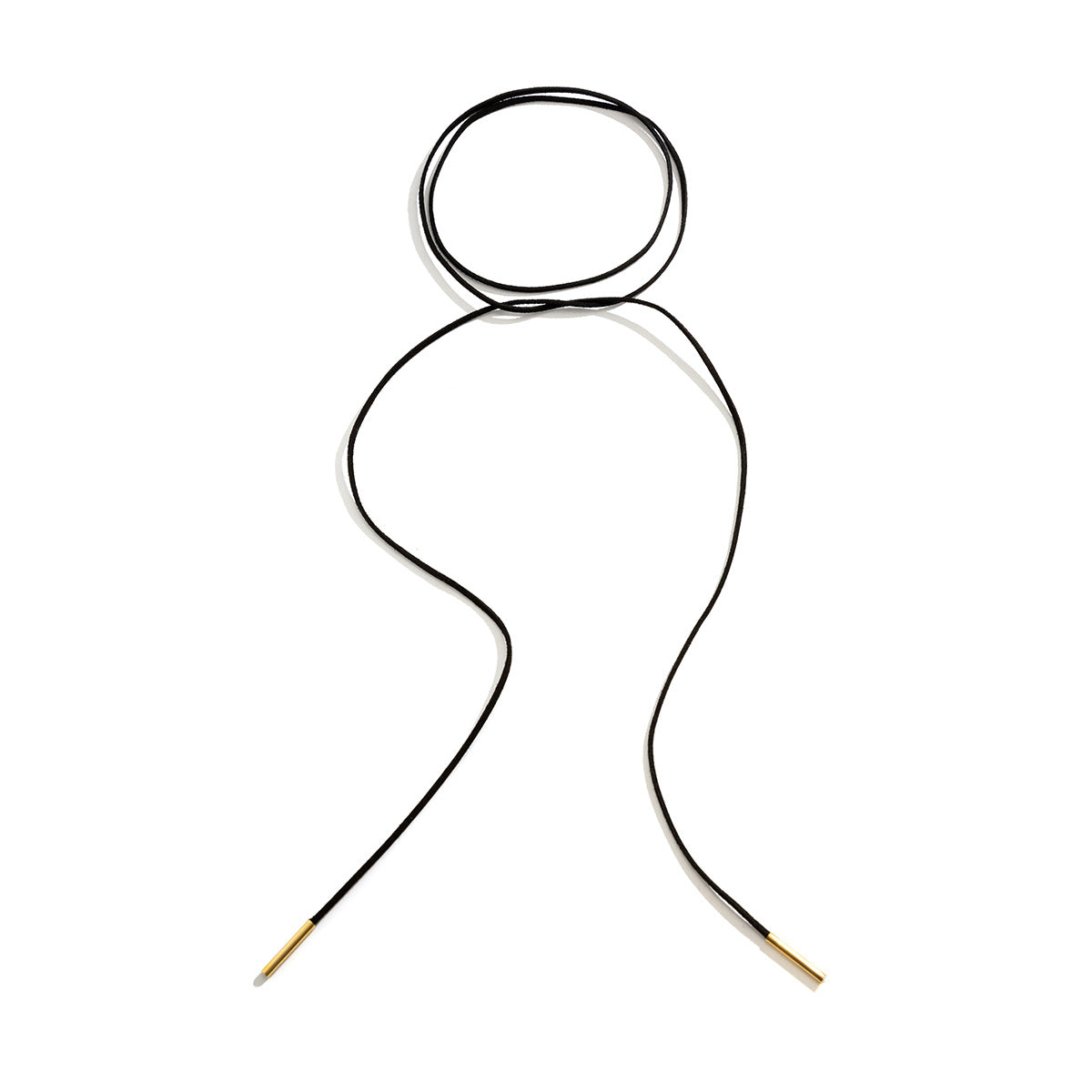 DIY Velvet Strap Collar Handmade Long Necklace with Fashion Bow