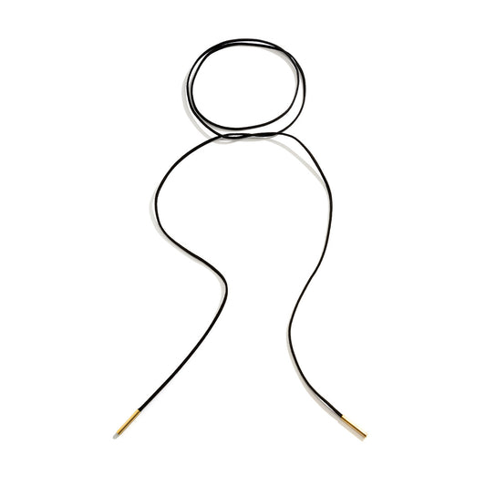 DIY Velvet Strap Collar Handmade Long Necklace with Fashion Bow