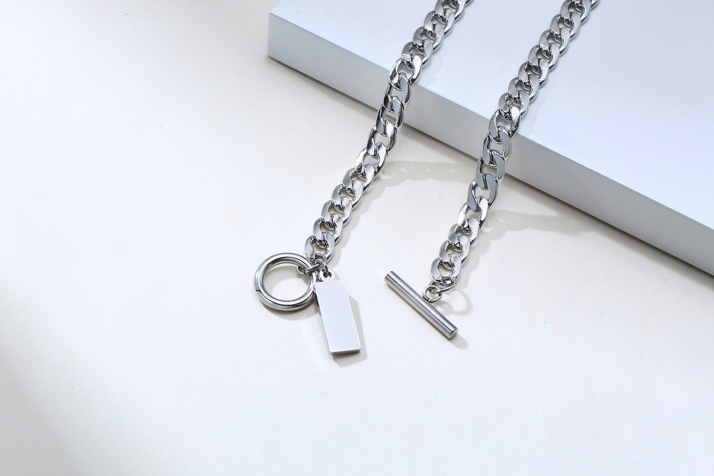 Europe And The United States New Stainless Steel OI Buckle Bracelet For Men