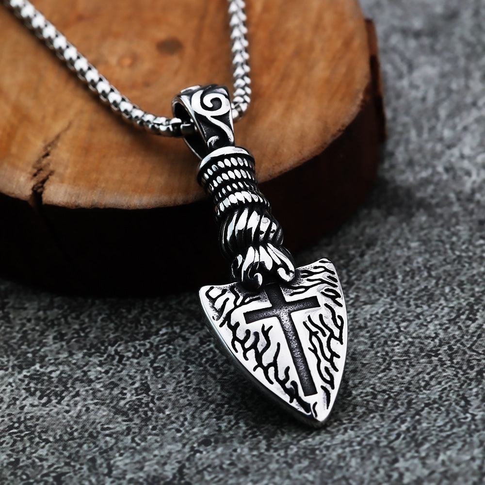 Personalized Simple Viking Pendant for Men's Fashion Jewelry