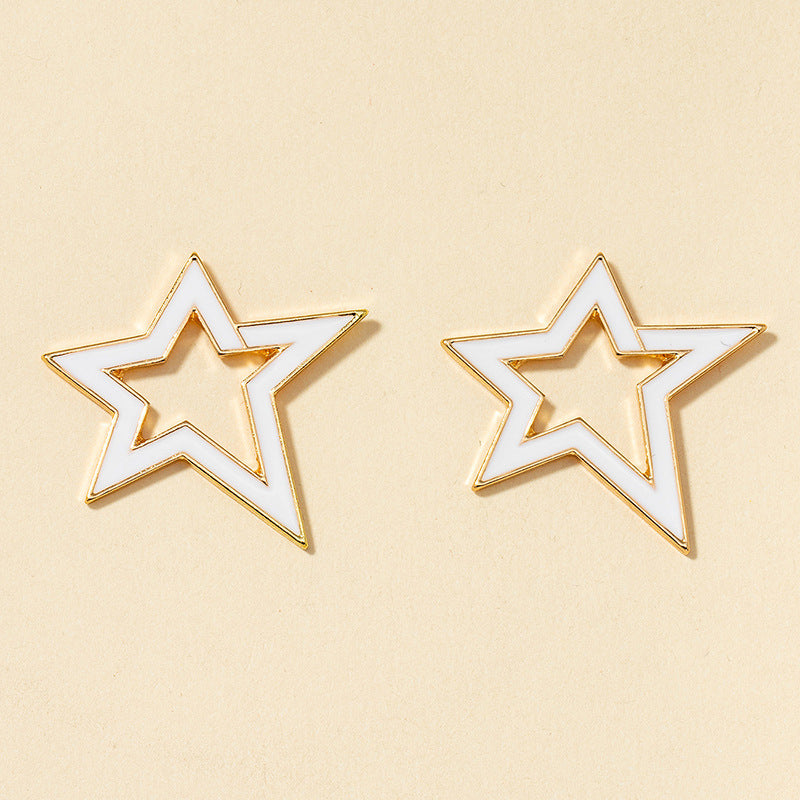 Starlit Asymmetry Earrings - Vienna Verve Collection
