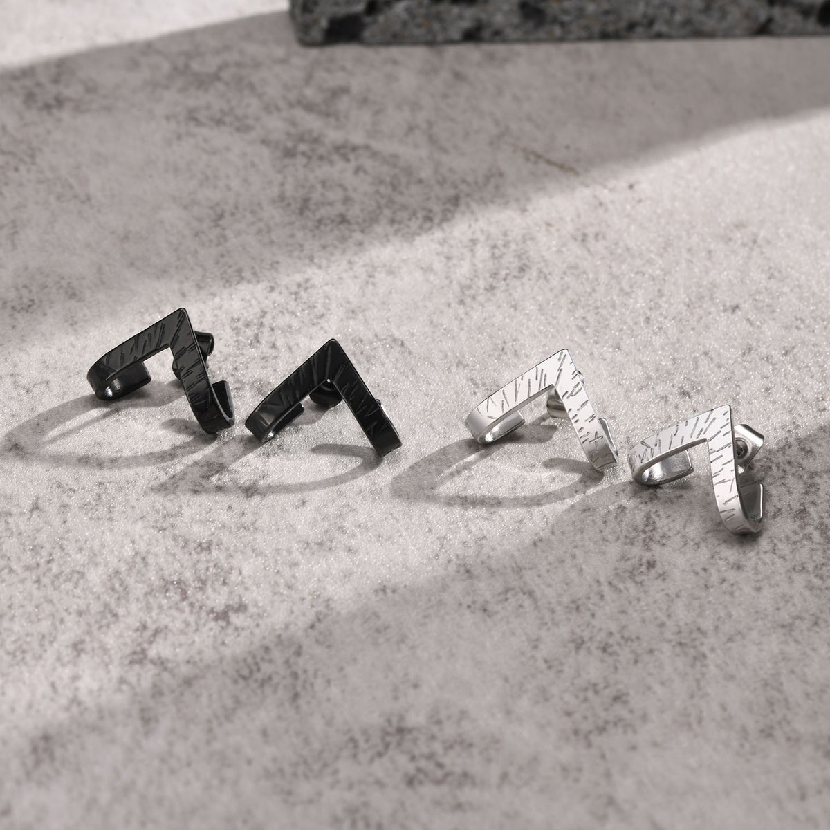 Stainless Steel Geometric Earrings