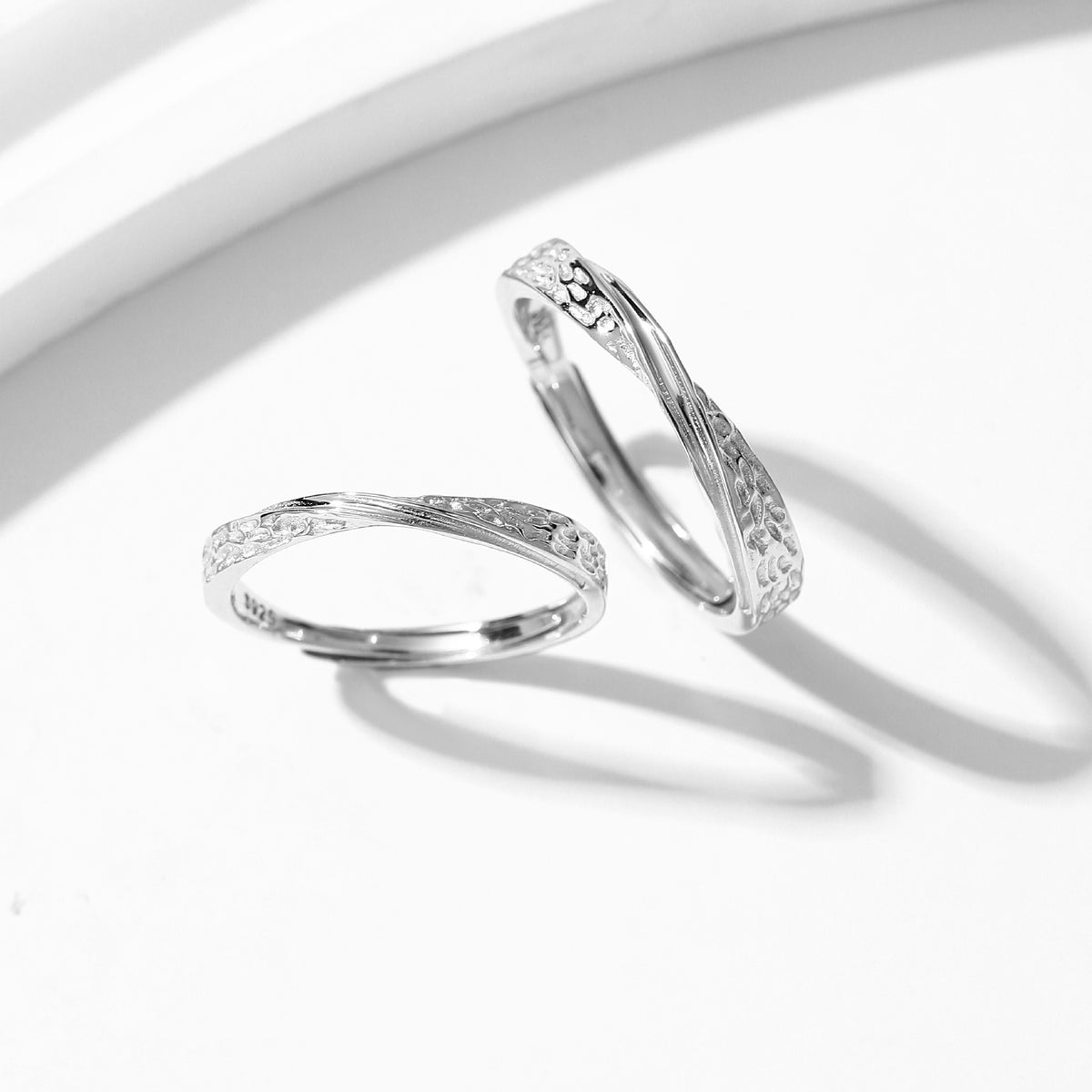 Minimalist Lava S925 Sterling Silver Ring