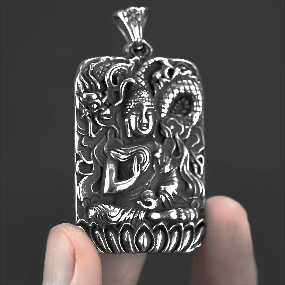Vintage Buddhist Zodiac Pendant Necklace