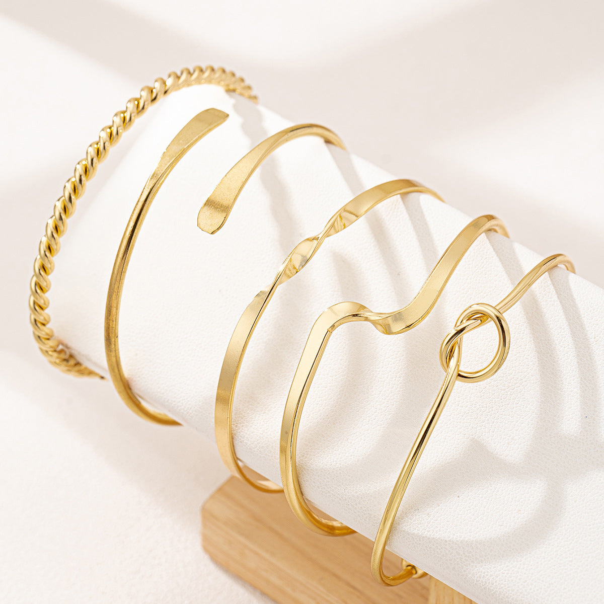 Planderful Vienna Verve Bracelet Set – Adjustable Geometric Design