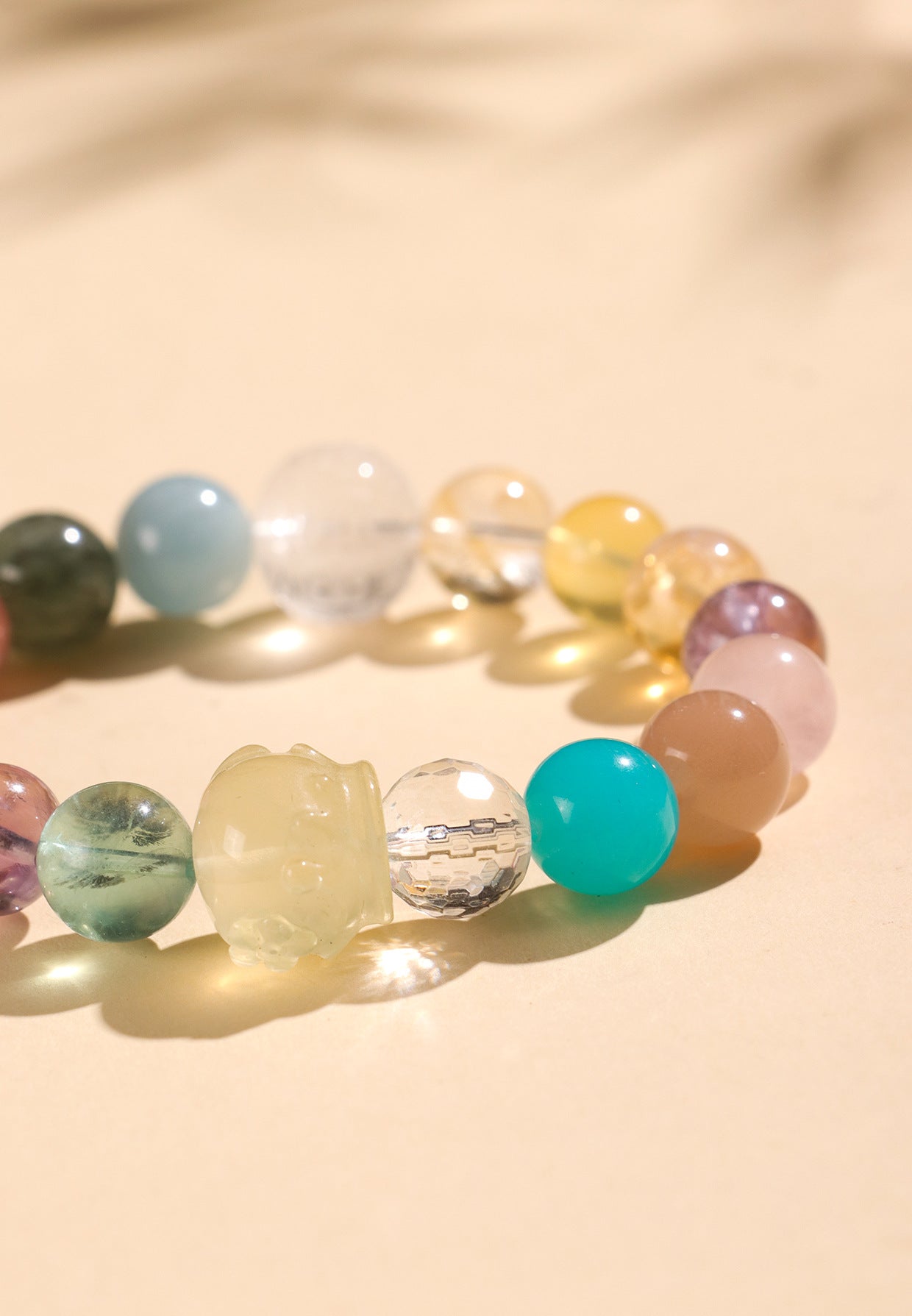 Planderful Fortune's Favor Bracelet – Elegant Aquamarine Crystal Design
