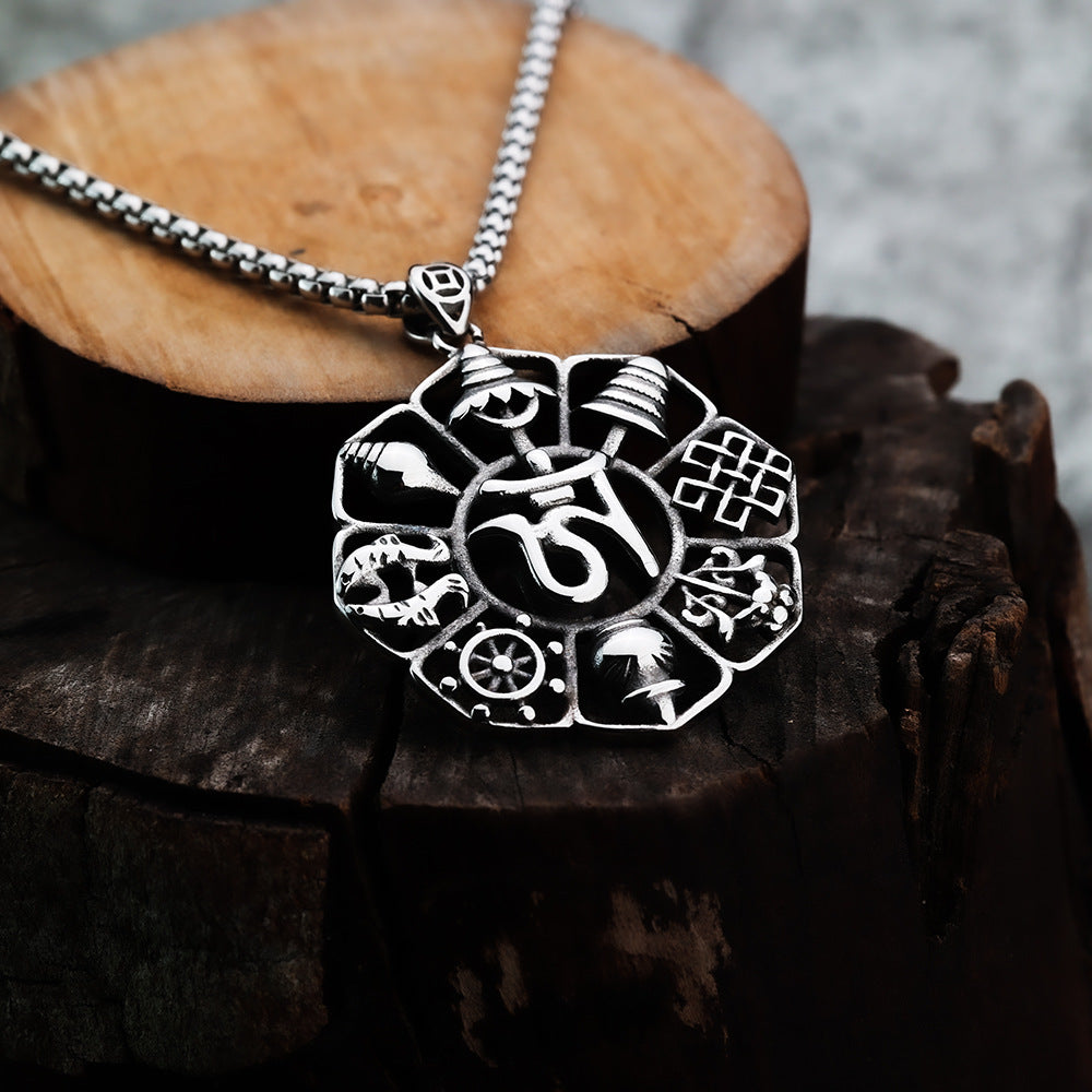 Cross-Border Nordic Viking Pendant, Stainless Steel Men's Jewelry