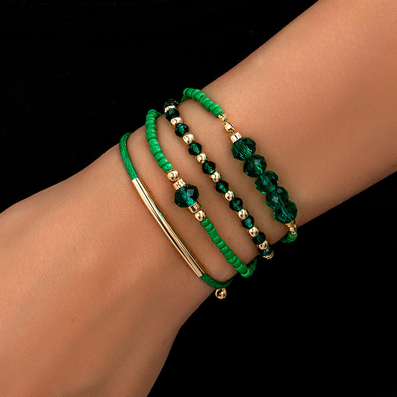 Planderful Vienna Verve Bracelet Set – Fashionable Retro Design for Daily Wear