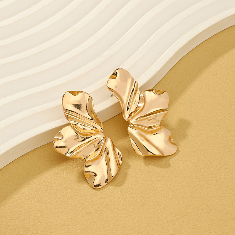 Popular European & American Baked Paint Flower Earrings - Vienna Verve Collection